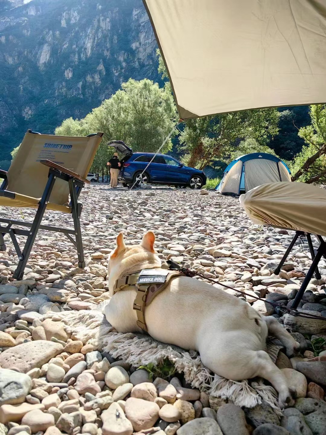 北京懷柔白河灣。受訪者供圖