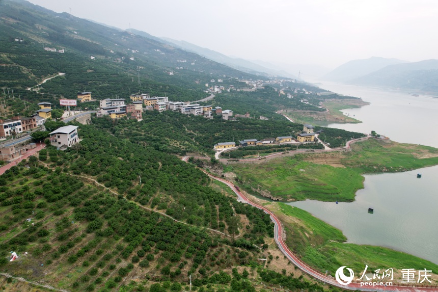 豐都縣安坪鎮(zhèn)三沱村。人民網(wǎng)記者 劉政寧攝