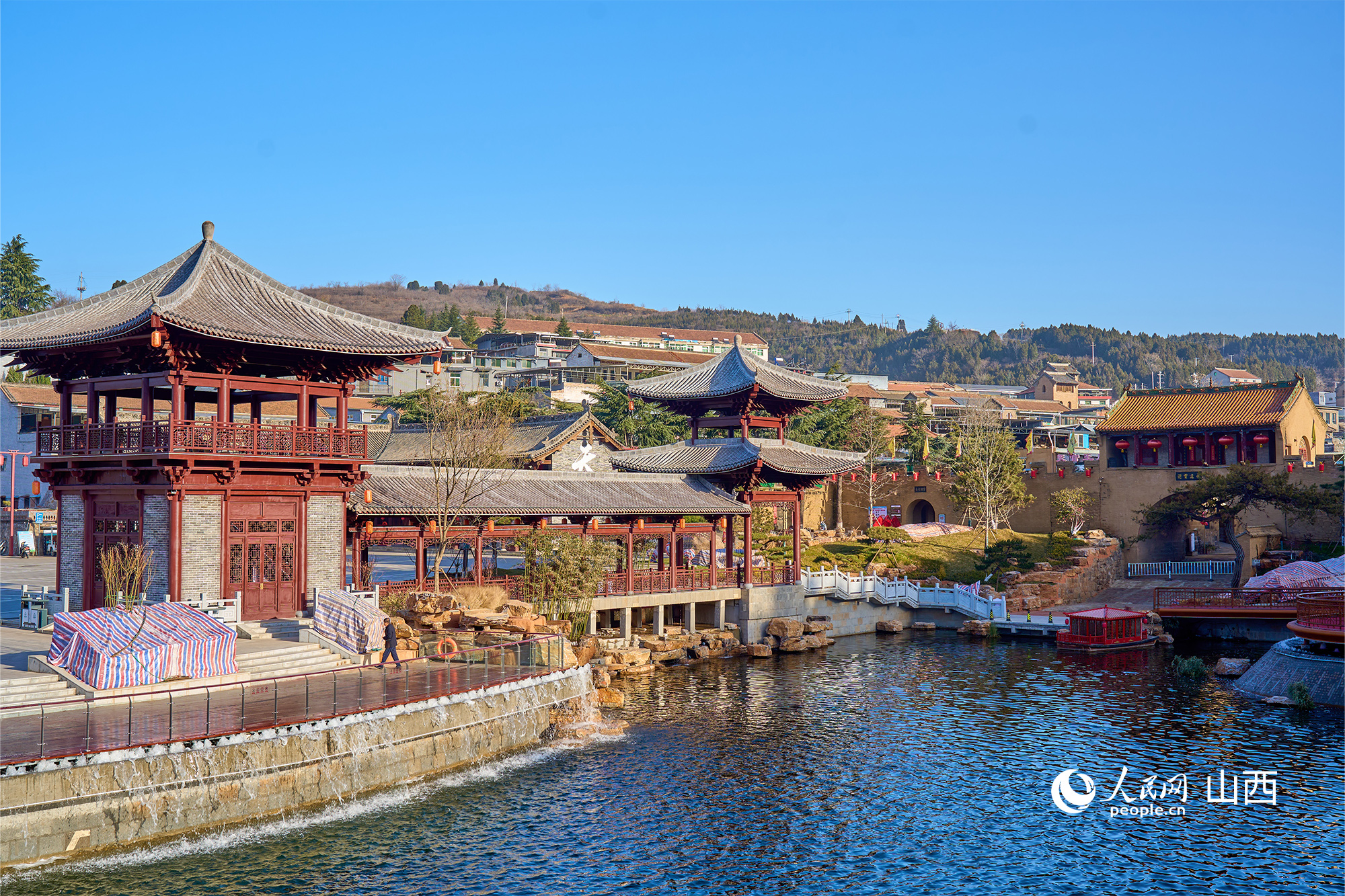 冬日里的山西省晉城市陽城縣白巷里。人民網(wǎng) 張超寧攝