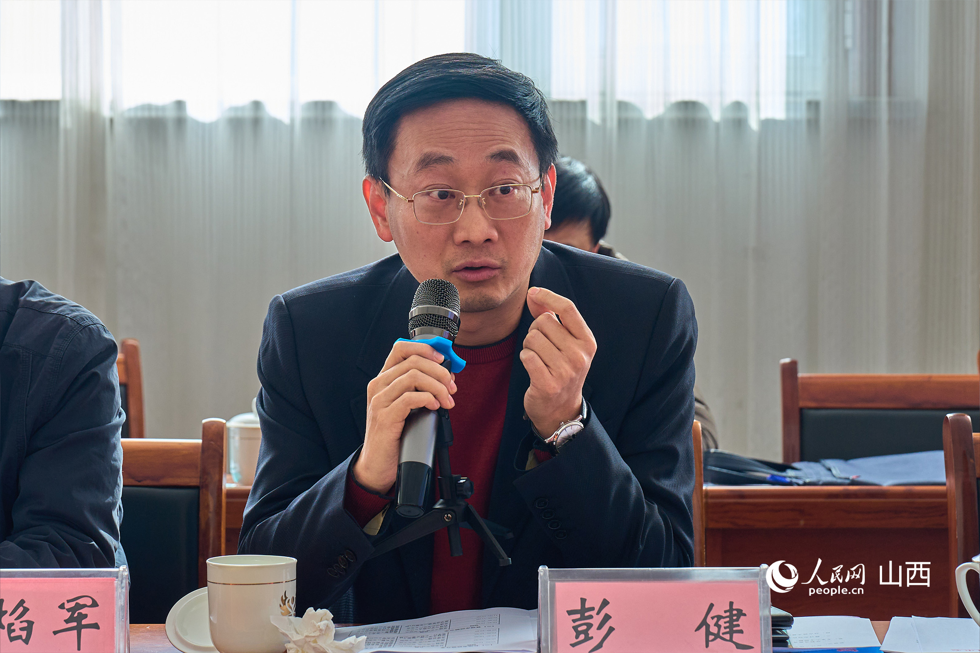 文化和旅游部文化和旅游研究基地（中國傳媒大學(xué)）主任彭健。人民網(wǎng) 張超寧攝